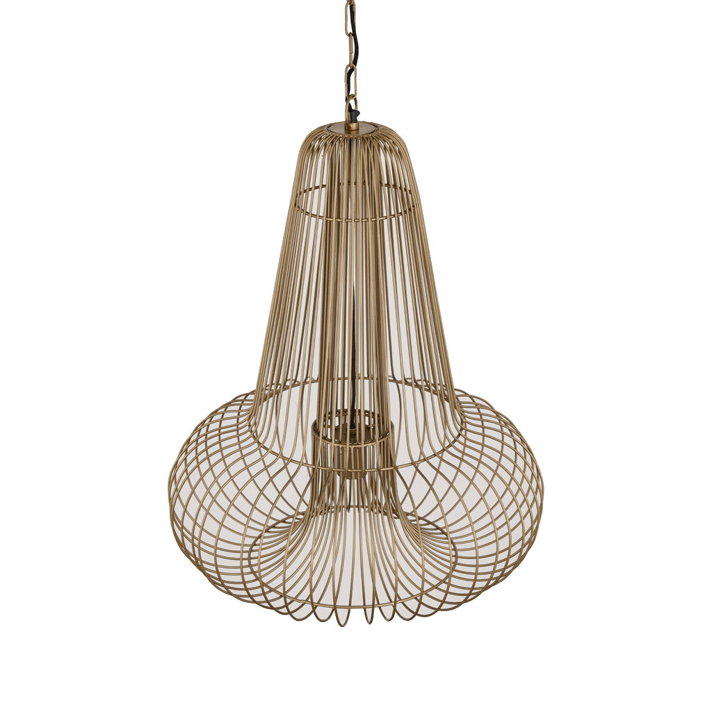 Aluesi Hanglamp Antiek Messing - depauwwonen