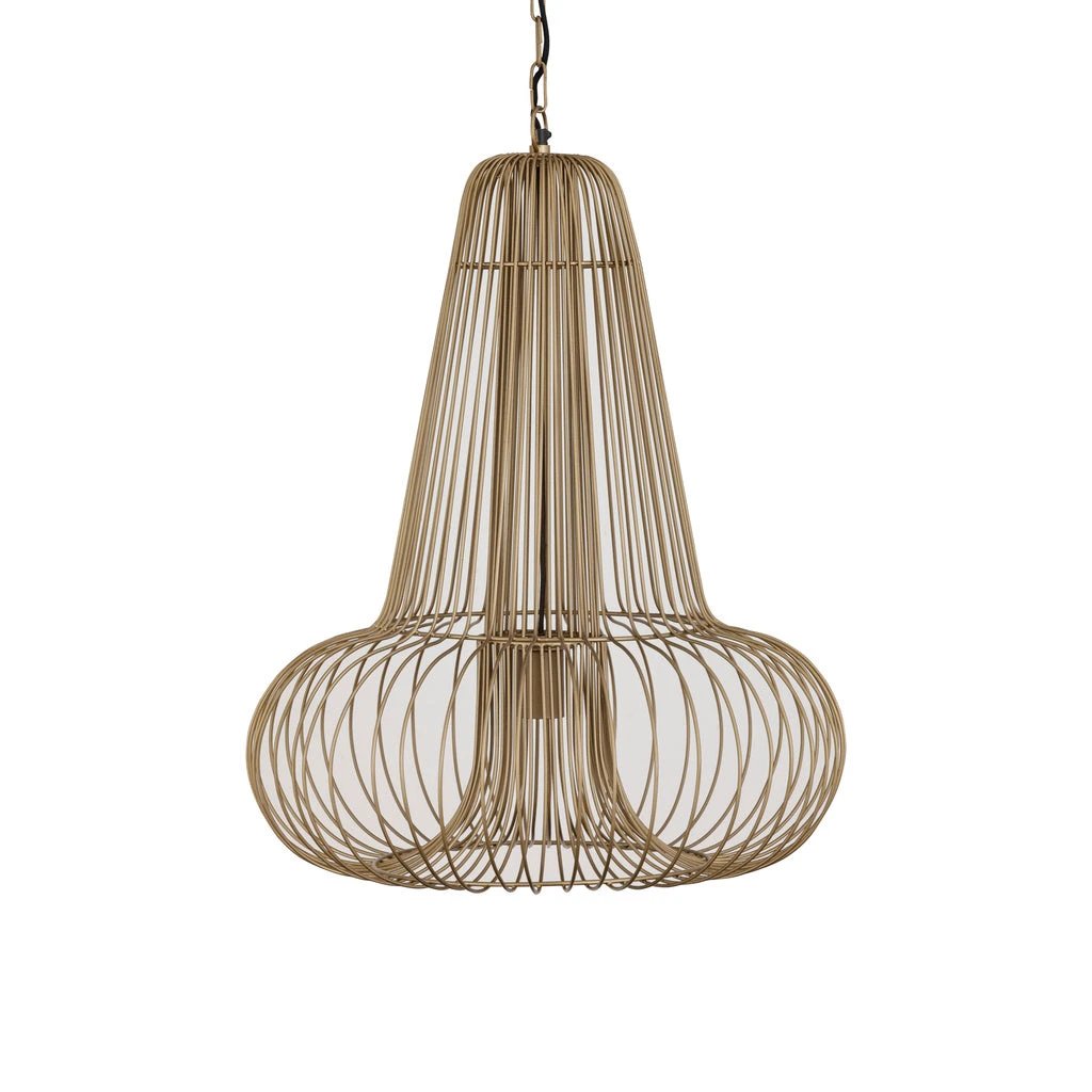 Aluesi Hanglamp Antiek Messing by PTMD