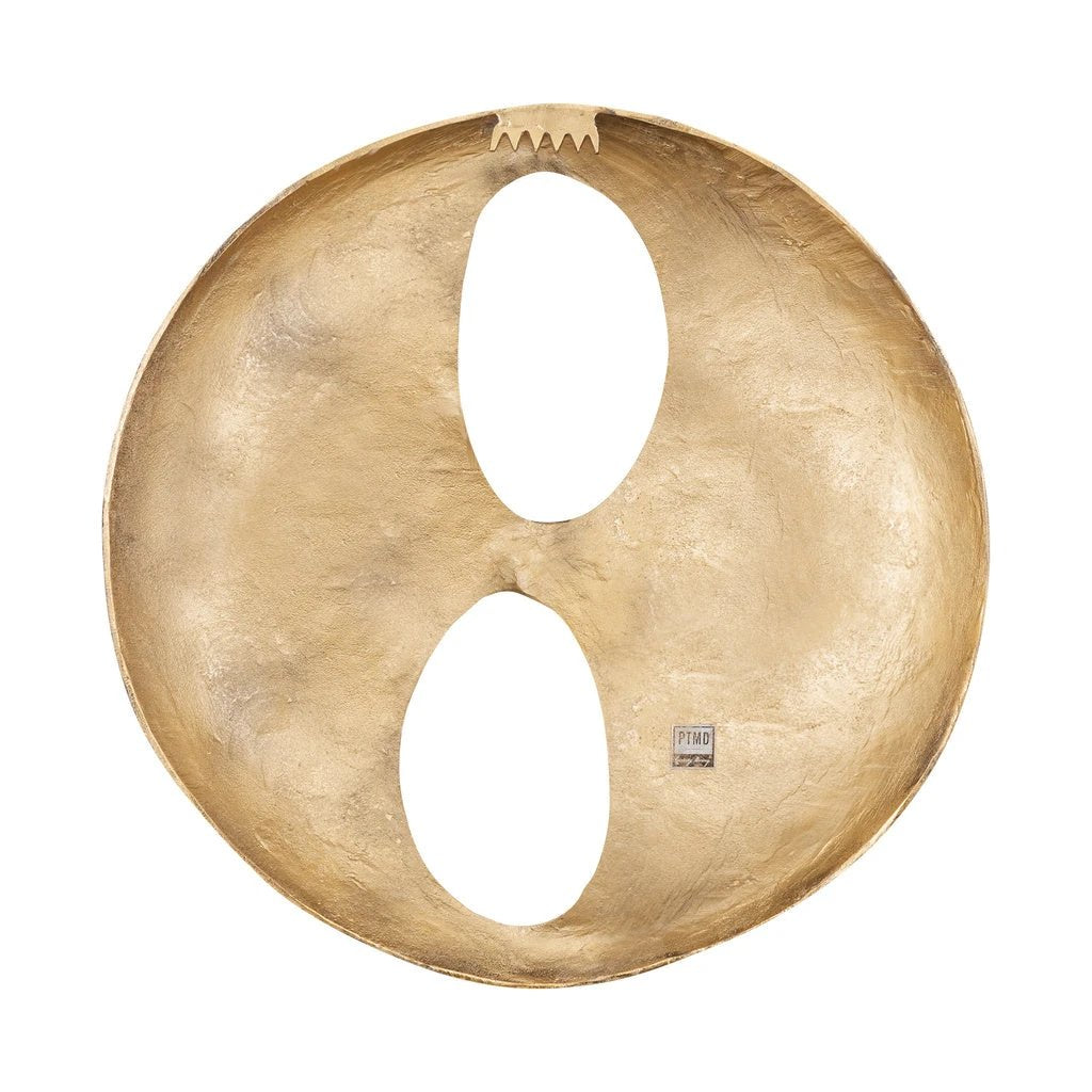 Deuie Messing gegoten aluminium wandpaneel afgerond groot by PTMD