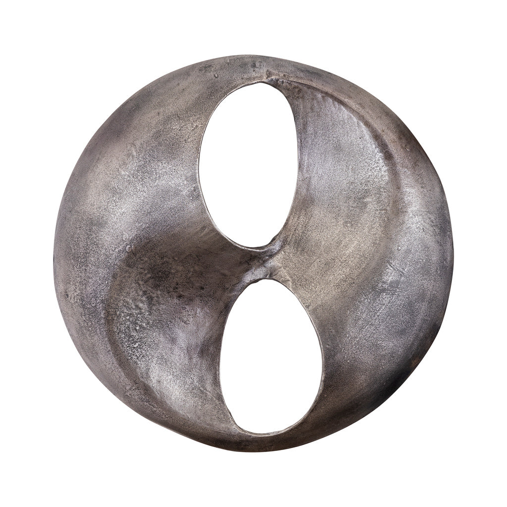 Deuie Nikkel gegoten aluminium wandpaneel afgerond groot. - depauwwonen