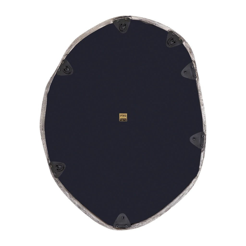 Paislie Nickel spiegel rond by PTMD