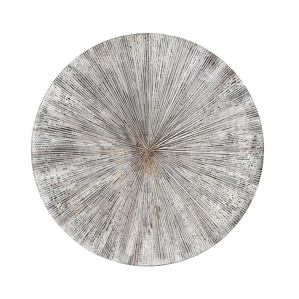 Zapp wit geribbeld wandpaneel rond - S by PTMD