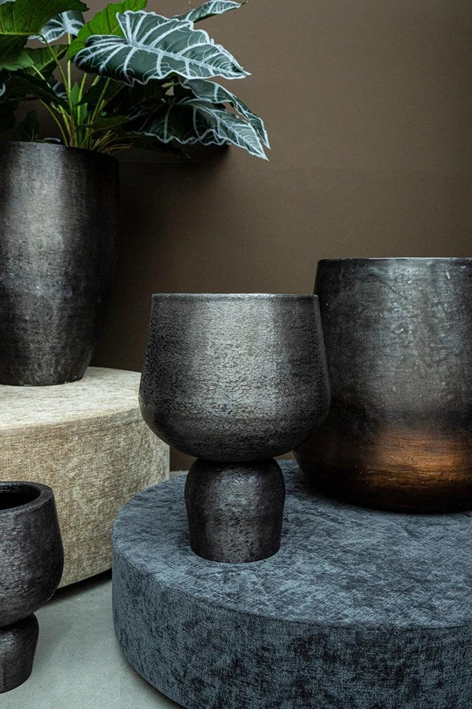 Nouska Pot Zwart en Koper M by PTMD