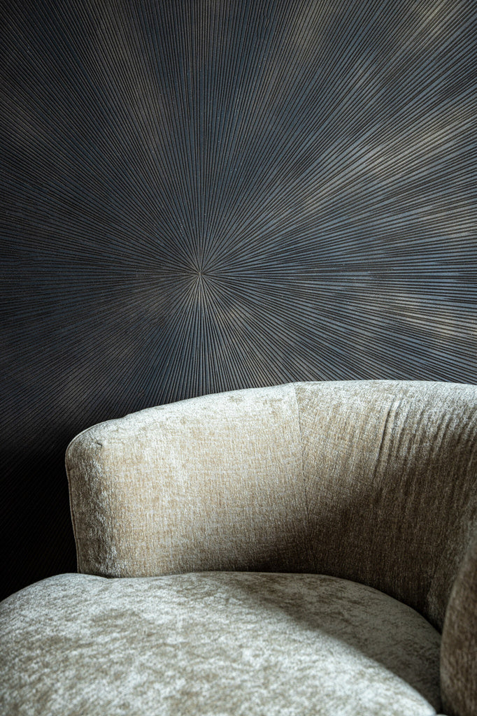 Zapp Black MDF gesneden wandpaneel goud rond - depauwwonen