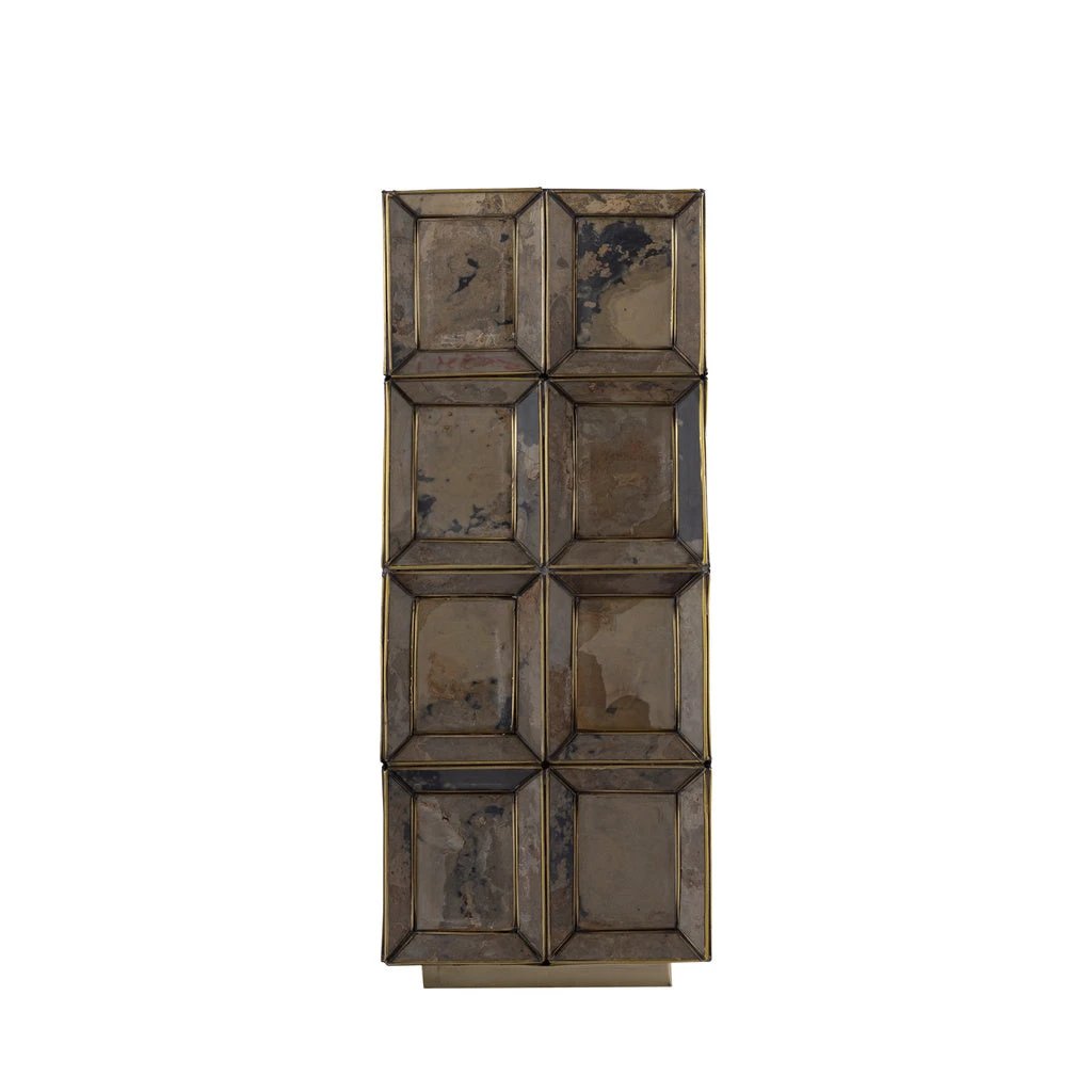 Layra Brass steenfineer tafellamp antiek hoog naar het Nederlands. by PTMD