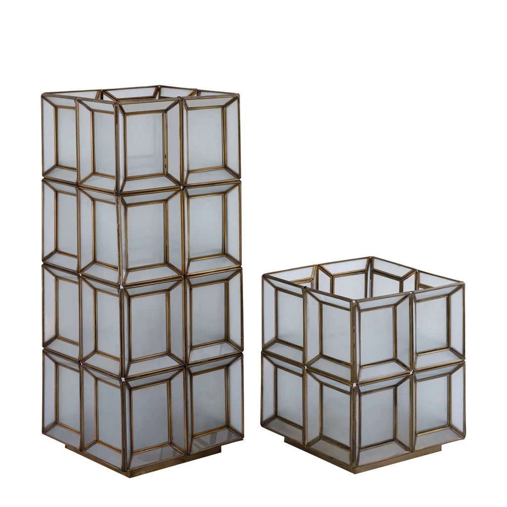 Layra Wit melkglas tafellamp antiek hoog by PTMD