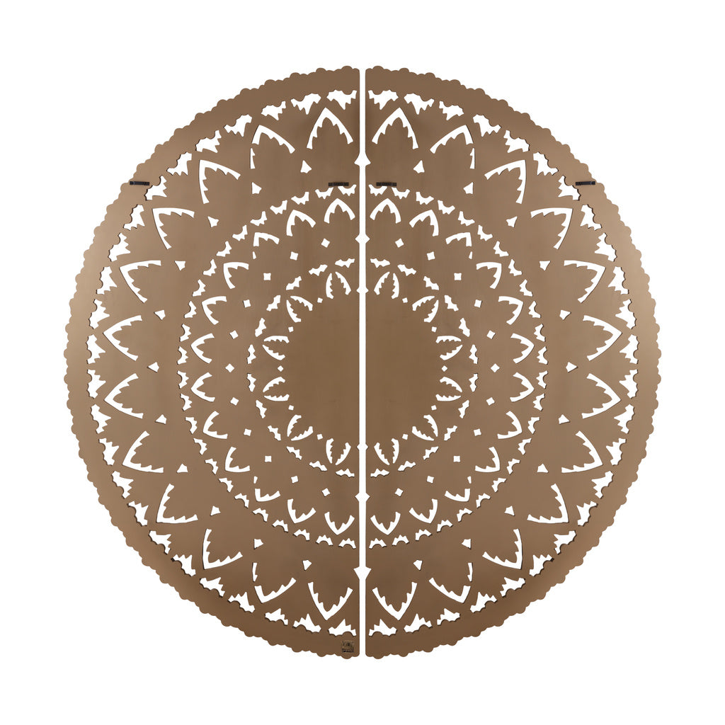 Willian Brown wandpaneel in 2 helften - depauwwonen