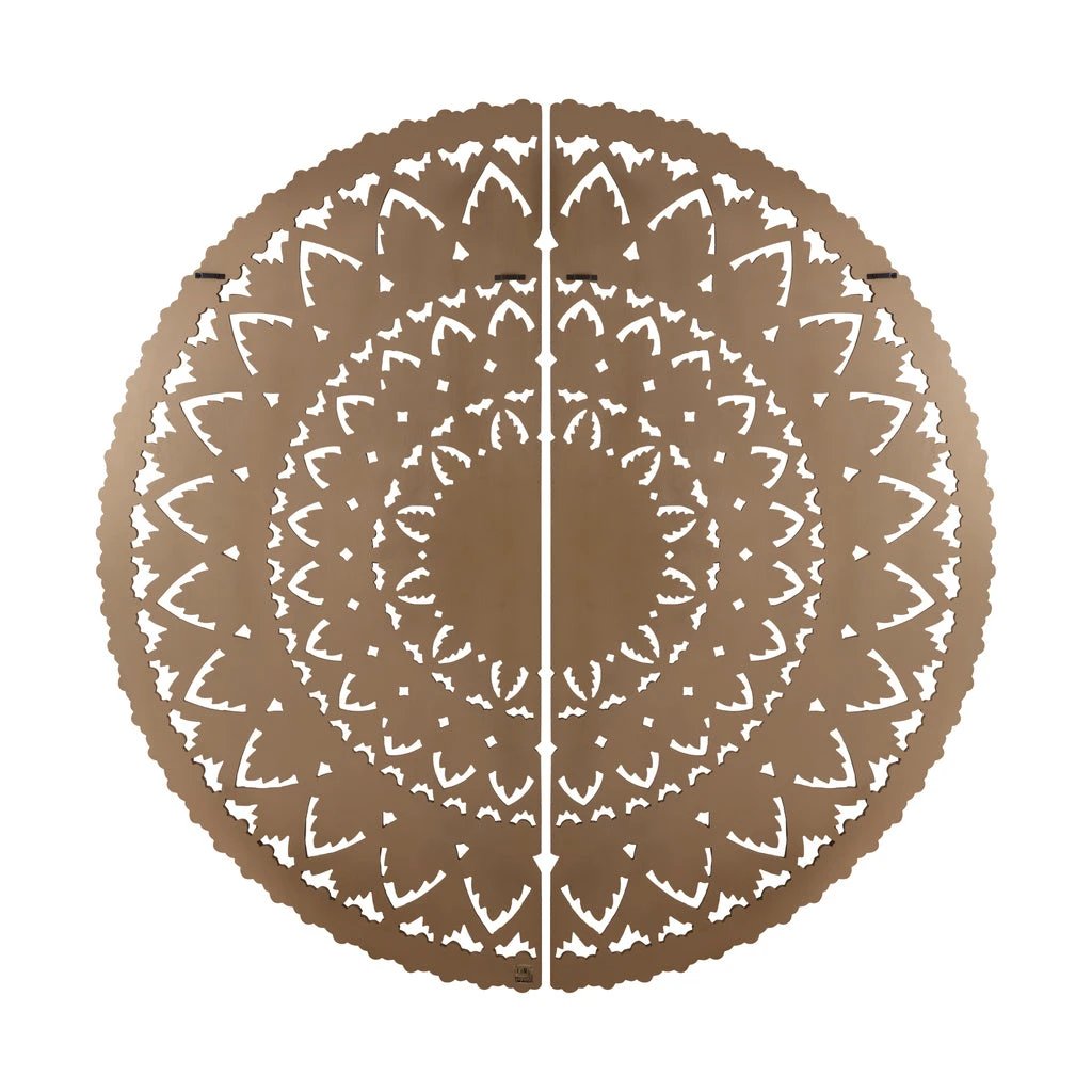 Willian Brown wandpaneel in 2 helften by PTMD