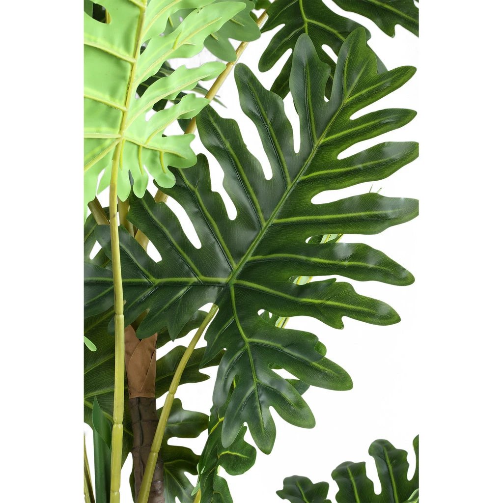 Kunstplant philodendron in zwarte pot L by PTMD