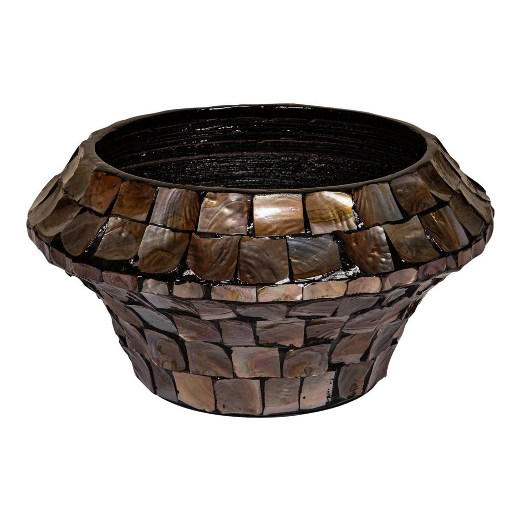 Daven Bronzen poly shell pot rond laag S by PTMD
