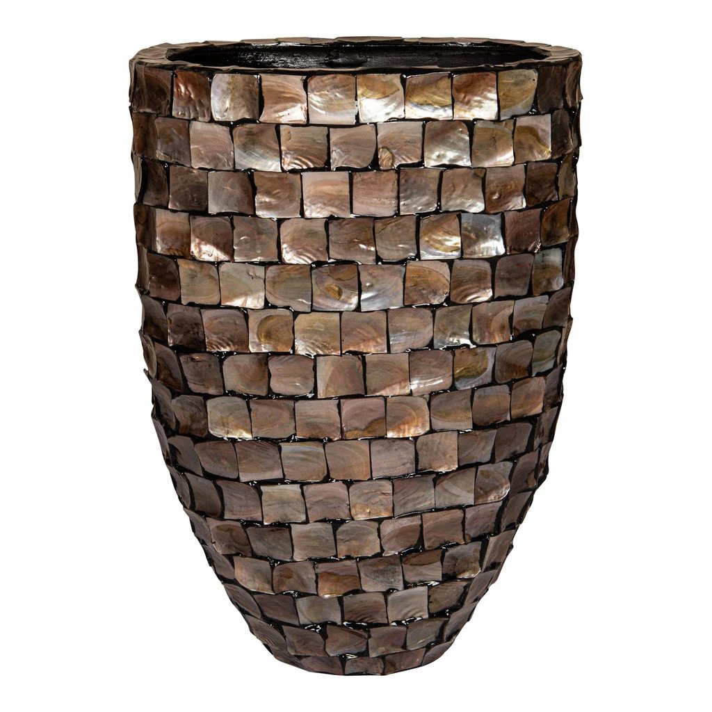 Daven Bronzen poly shell pot ovaal hoog L by PTMD