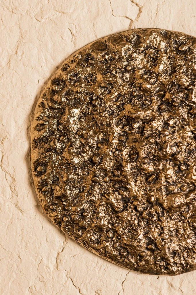 Victoire Gold gegoten aluminium wandpaneel by PTMD