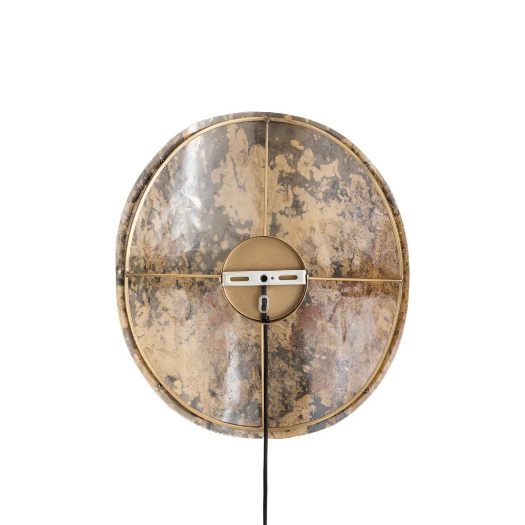 Kip Natuurstenen wandlamp klein by PTMD