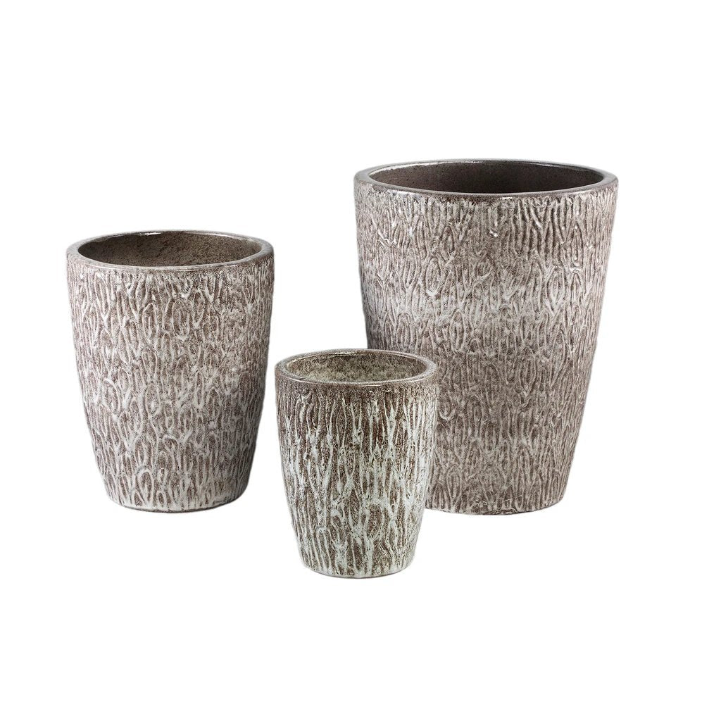Ayli Pot Bruin - set van 3 by PTMD