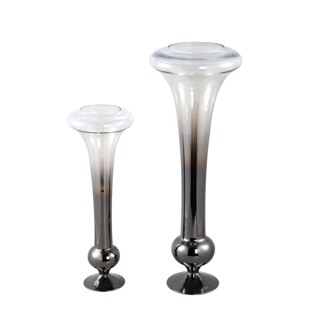 Keighla Vaas Zwart/Wit L by PTMD