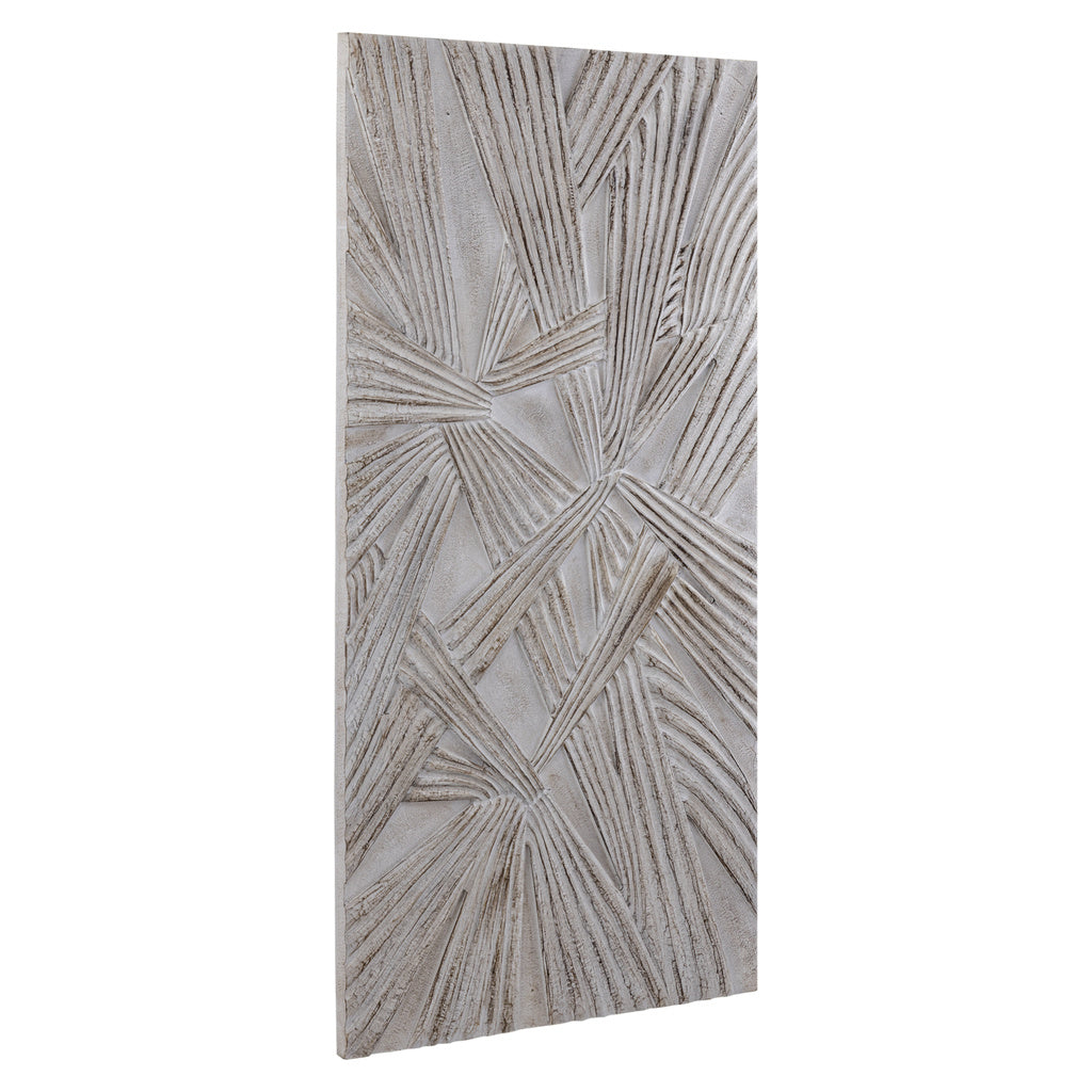 Raihan Crème rechth. MDF wandpaneel met knoestige uitstraling - depauwwonen