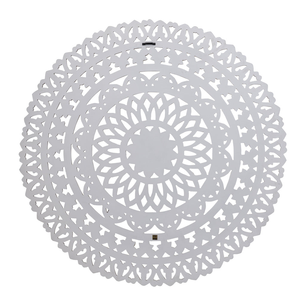 Farris Cream ronde mdf wandpaneel gesneden L - depauwwonen