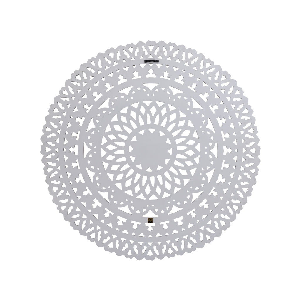 Farris Cream ronde MDF wandpaneel gesneden S - depauwwonen