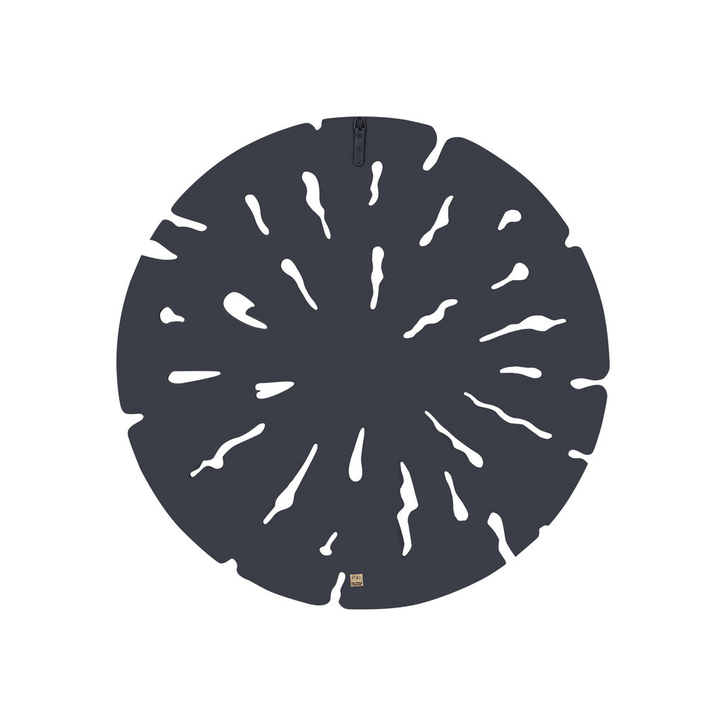 Bonte Cream MDF wandpaneel gegolfd gesneden rond S - depauwwonen