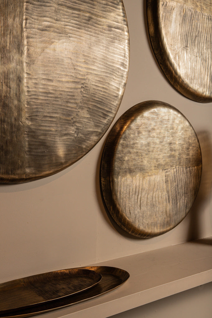 Jowad Antiek Gouden aluminium wandpaneel M - depauwwonen