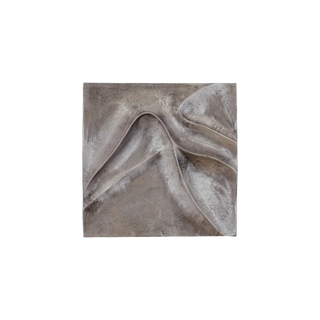 Gihan Nickle gegoten aluminium wandpaneel met golflijnen S by PTMD