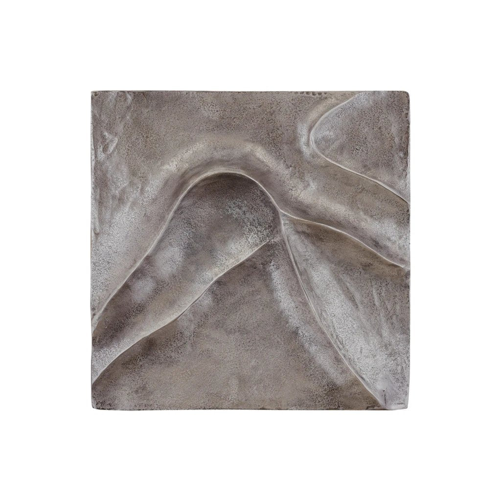 Gihan Nickle gegoten aluminium wandpaneel met golflijnen M by PTMD