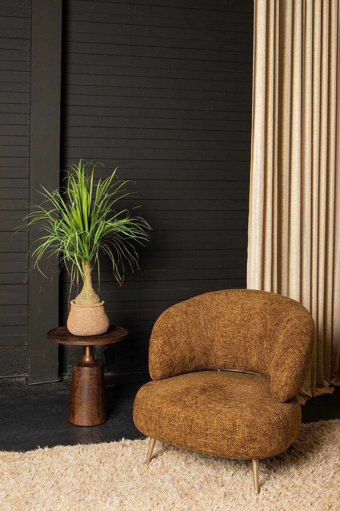 Groene Sprieten Kunstplant op kokospalmstam M - depauwwonen