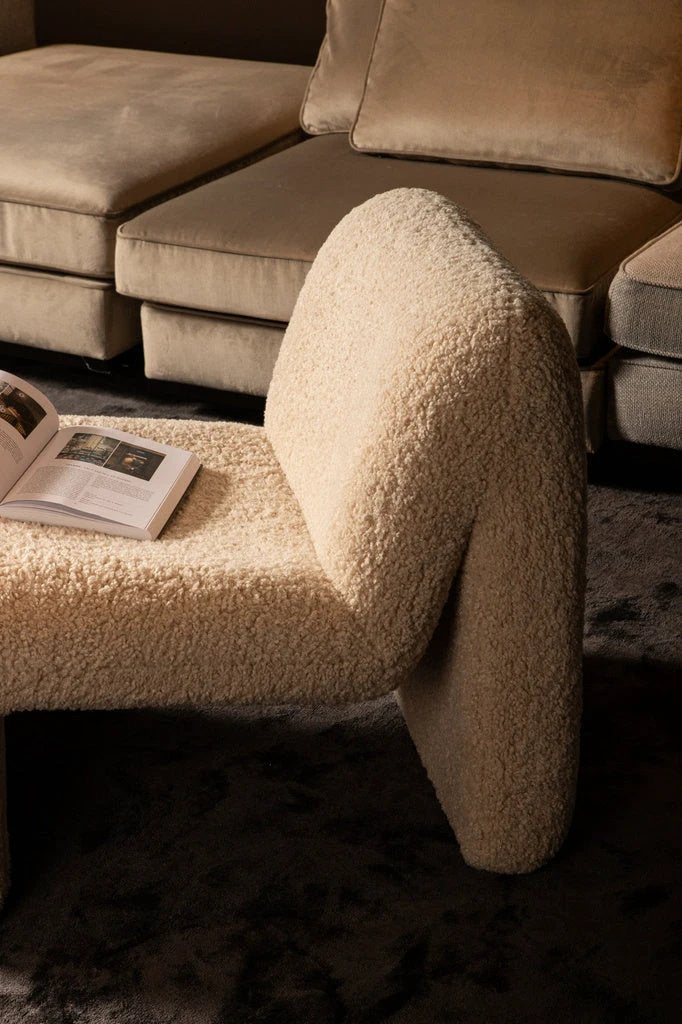 Oslo fauteuil teddy beige by PTMD
