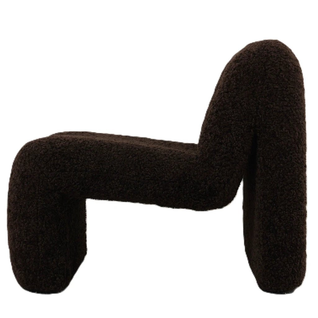Oslo fauteuil teddy koffie by PTMD