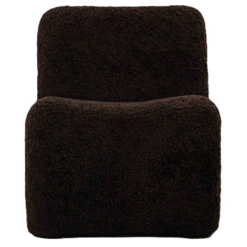 Oslo fauteuil teddy koffie by PTMD