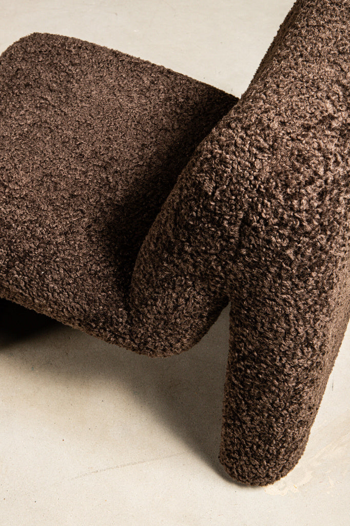 Oslo fauteuil teddy koffie - depauwwonen