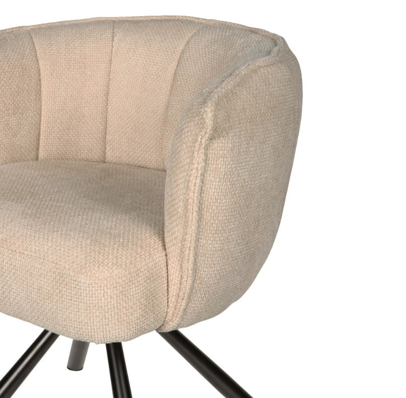 Como eetkamerstoel draaibaar roomwit by PTMD