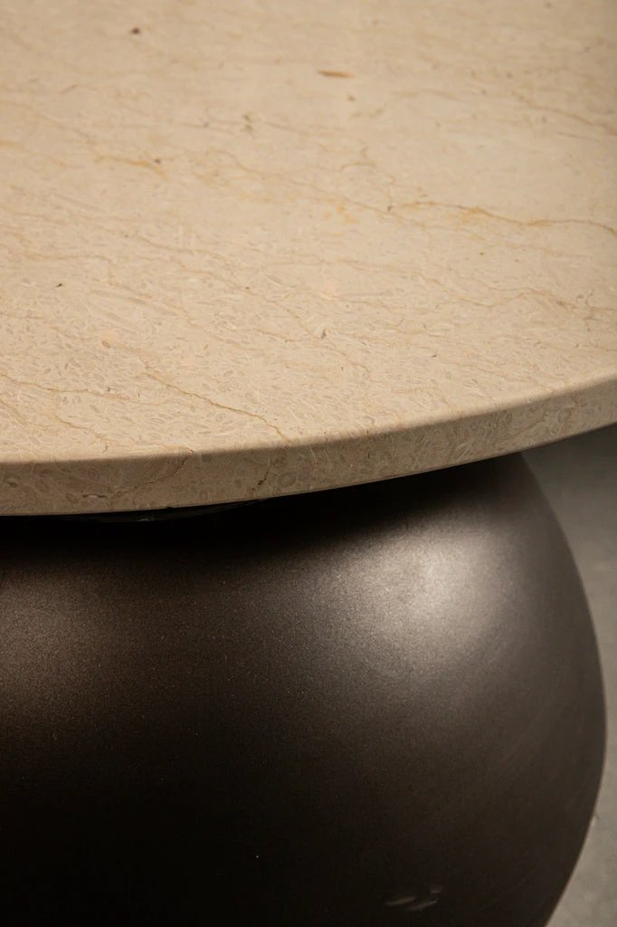 Skippy salontafel beige marmer by PTMD