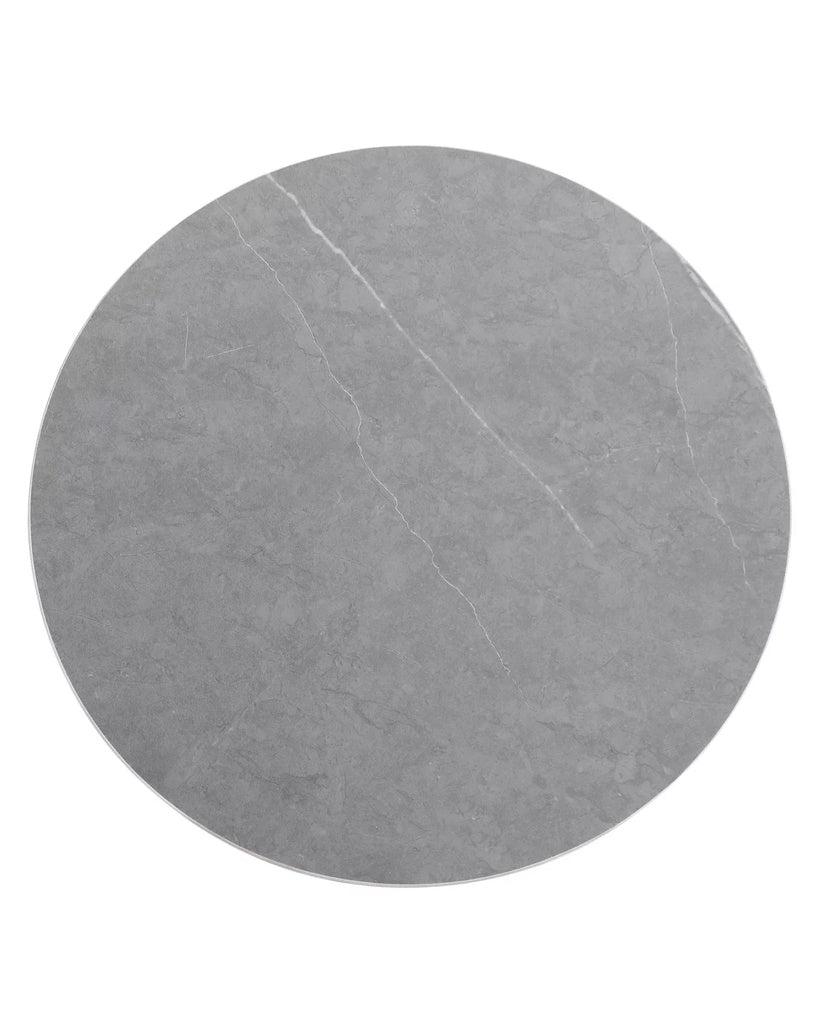 Anna Antracite Smooth Metal Sidetable with ceramic - depauwwonen