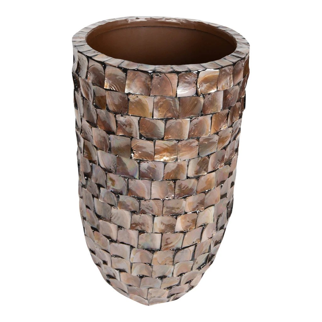 Daven Bronzen poly shell pot rond hoog M by PTMD