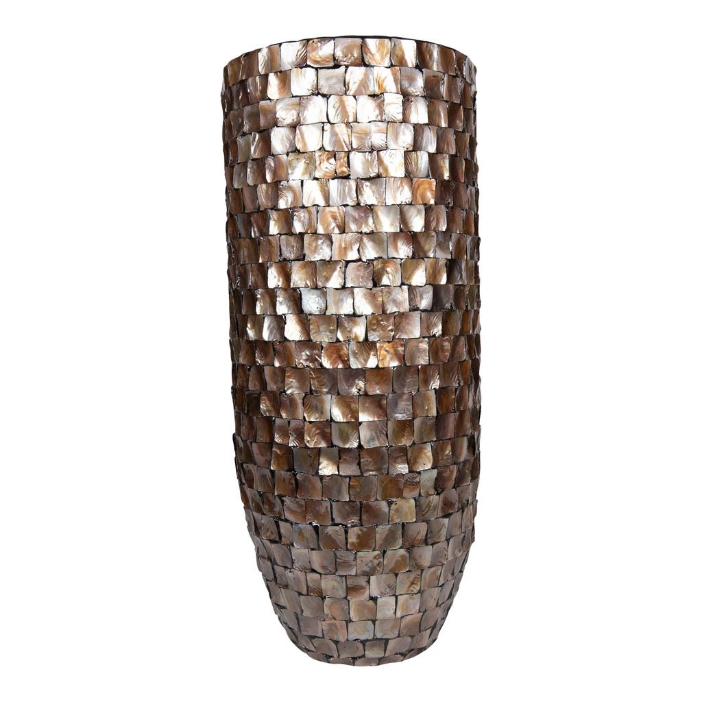 Daven Bronzen poly shell pot rond hoog XL by PTMD