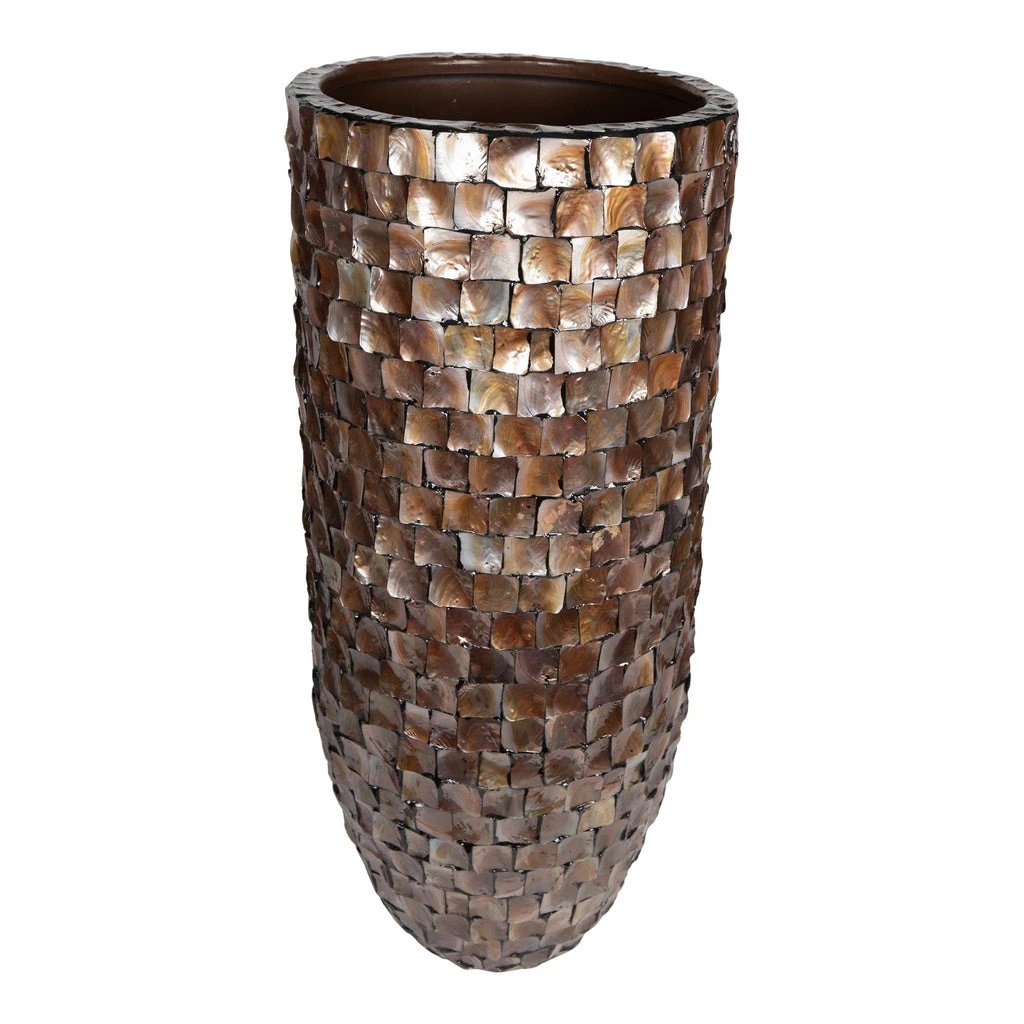 Daven Bronzen poly shell pot rond hoog XL by PTMD