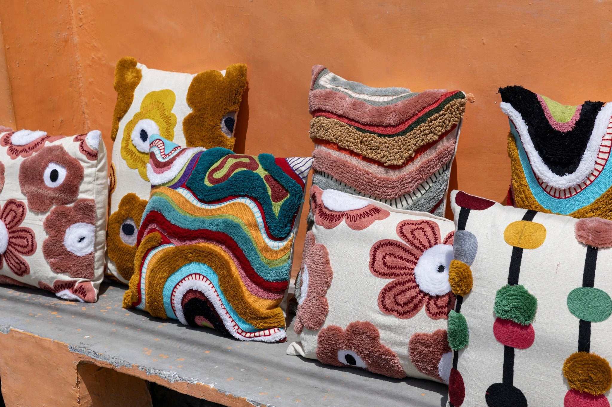 Bethanie Gele Rechthoekige kussens by PTMD