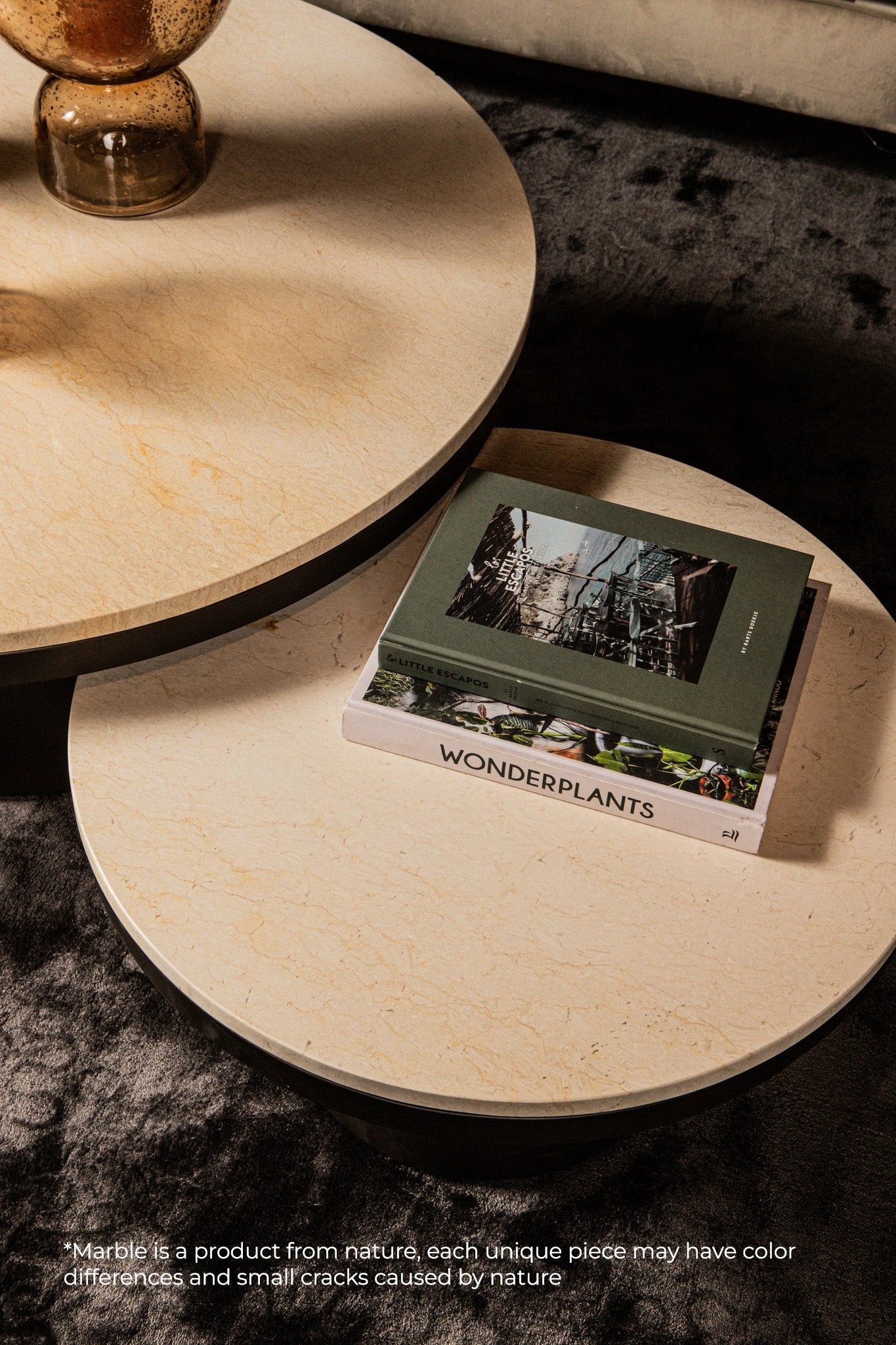 Bregt Salontafel Laag Beige Marmer by PTMD