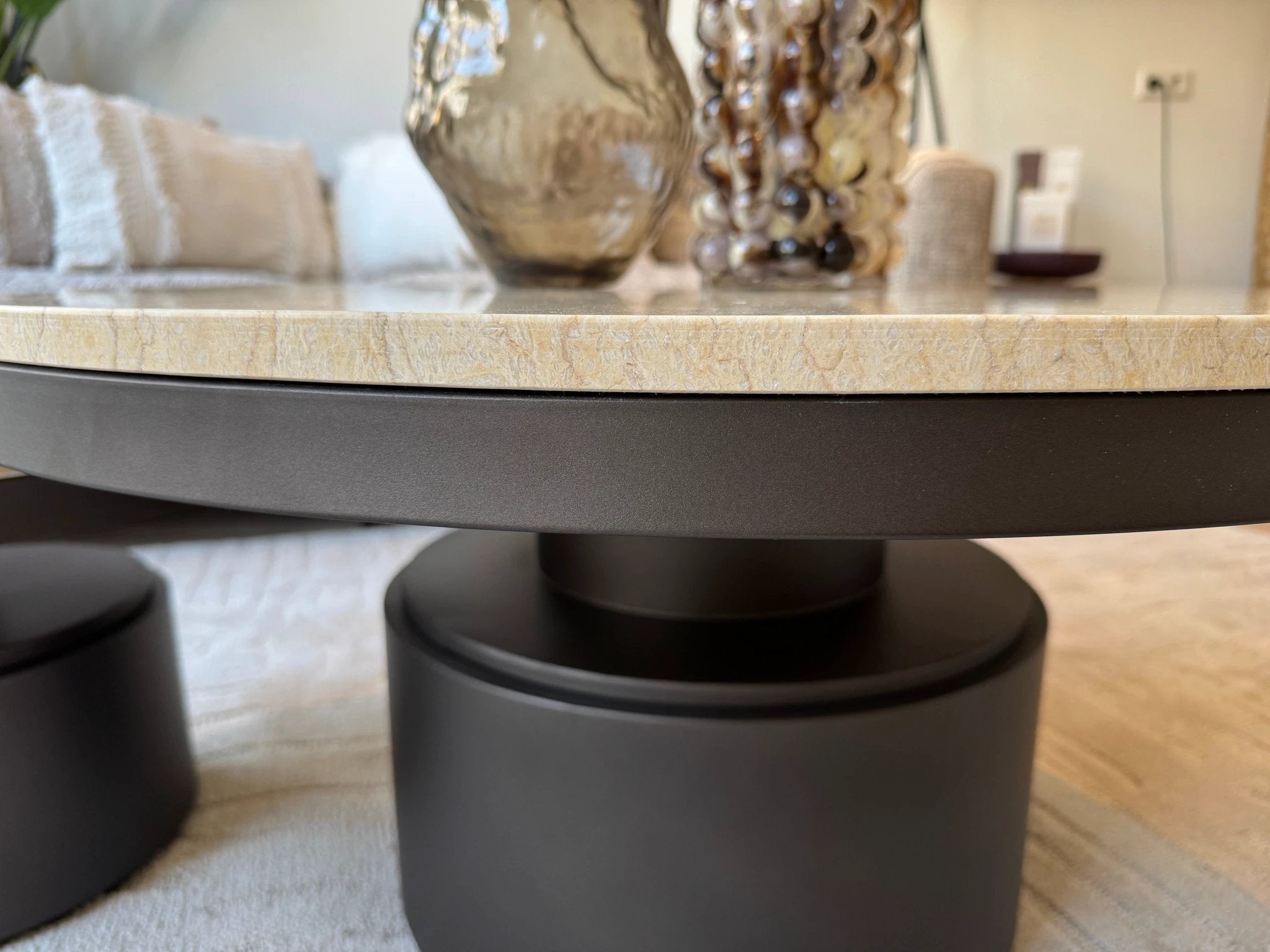 Bregt Salontafel Hoog Beige Marmer by PTMD