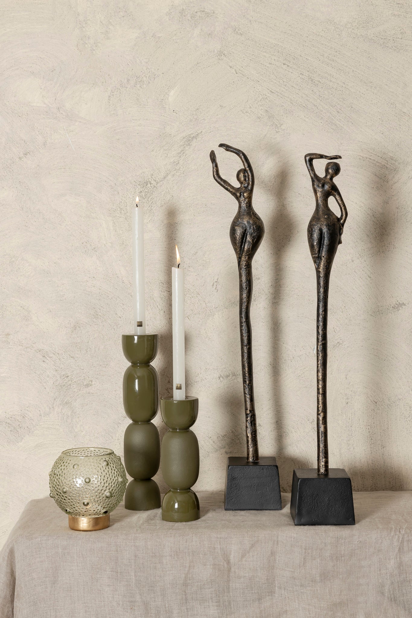 Ciwan Antieke Bronzen Gegoten Vrouwenstandbeeld B - depauwwonen