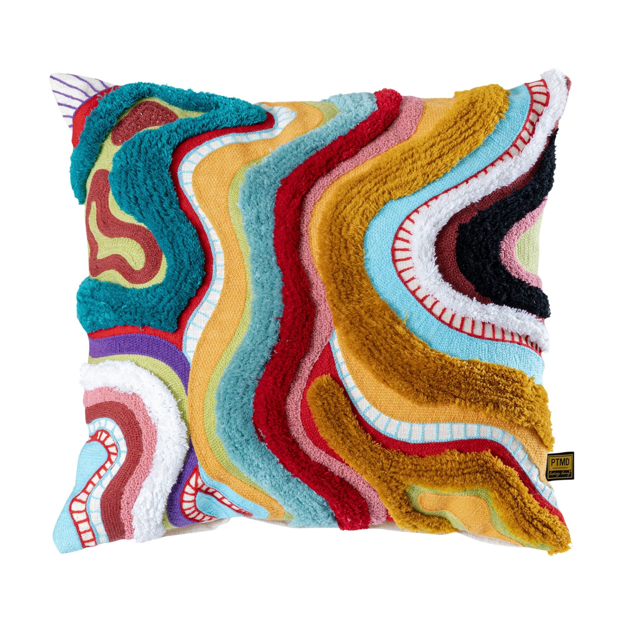 Courtneay Blauwe Vierkante Kussens by PTMD