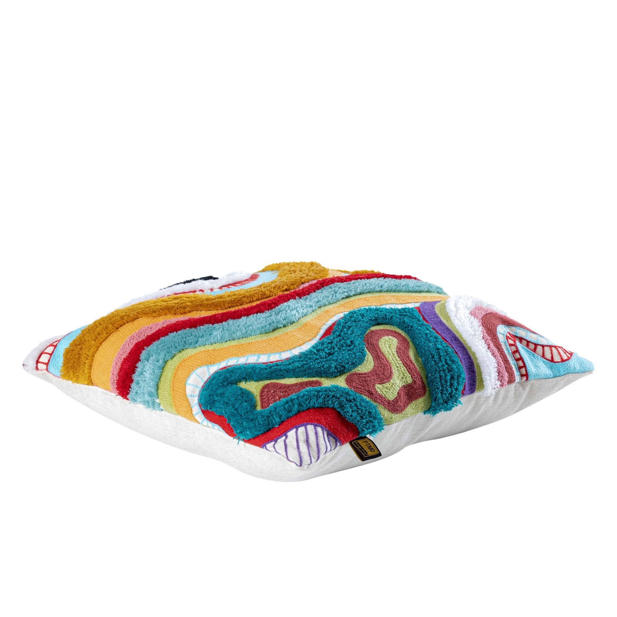 Courtneay Blauwe Vierkante Kussens by PTMD