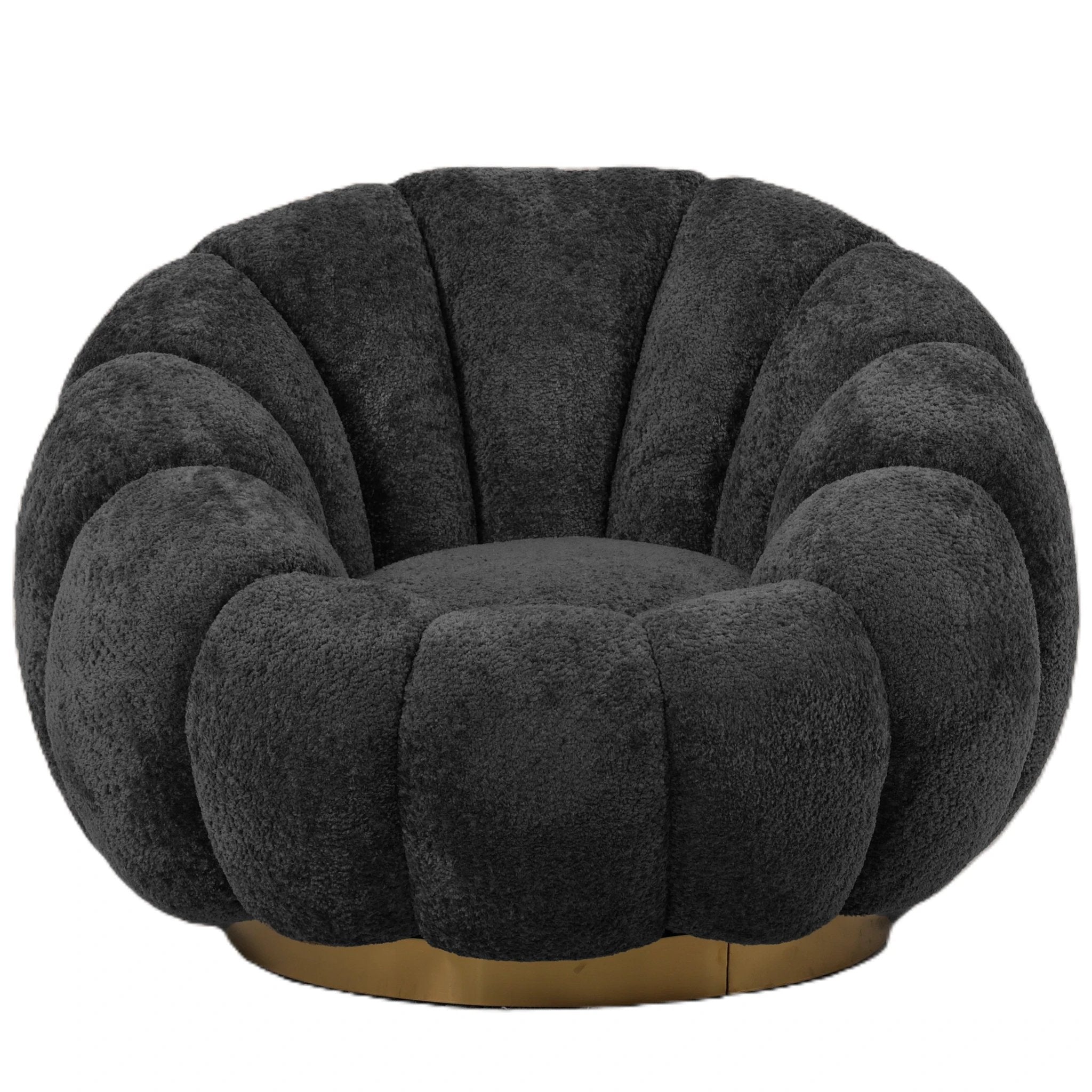 Daisy Fauteuil Antraciet met draaivoet by PTMD