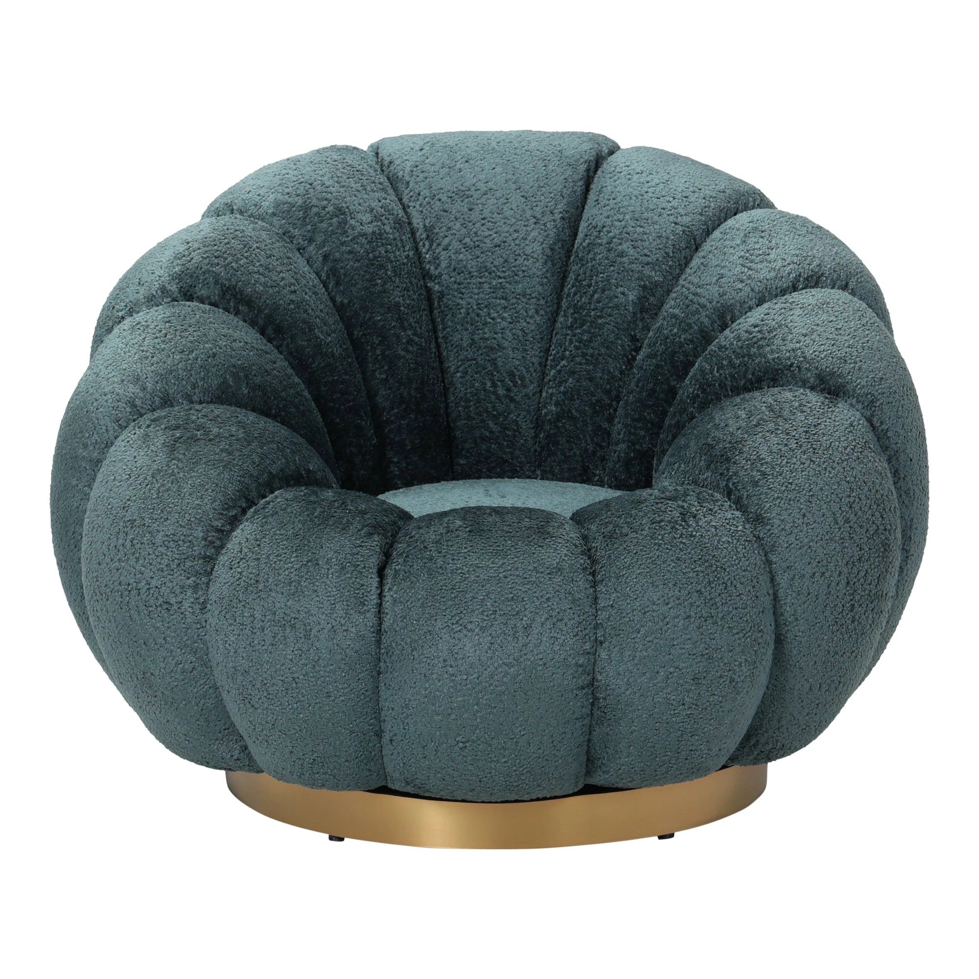 Daisy Fauteuil Teal met draaivoet by PTMD