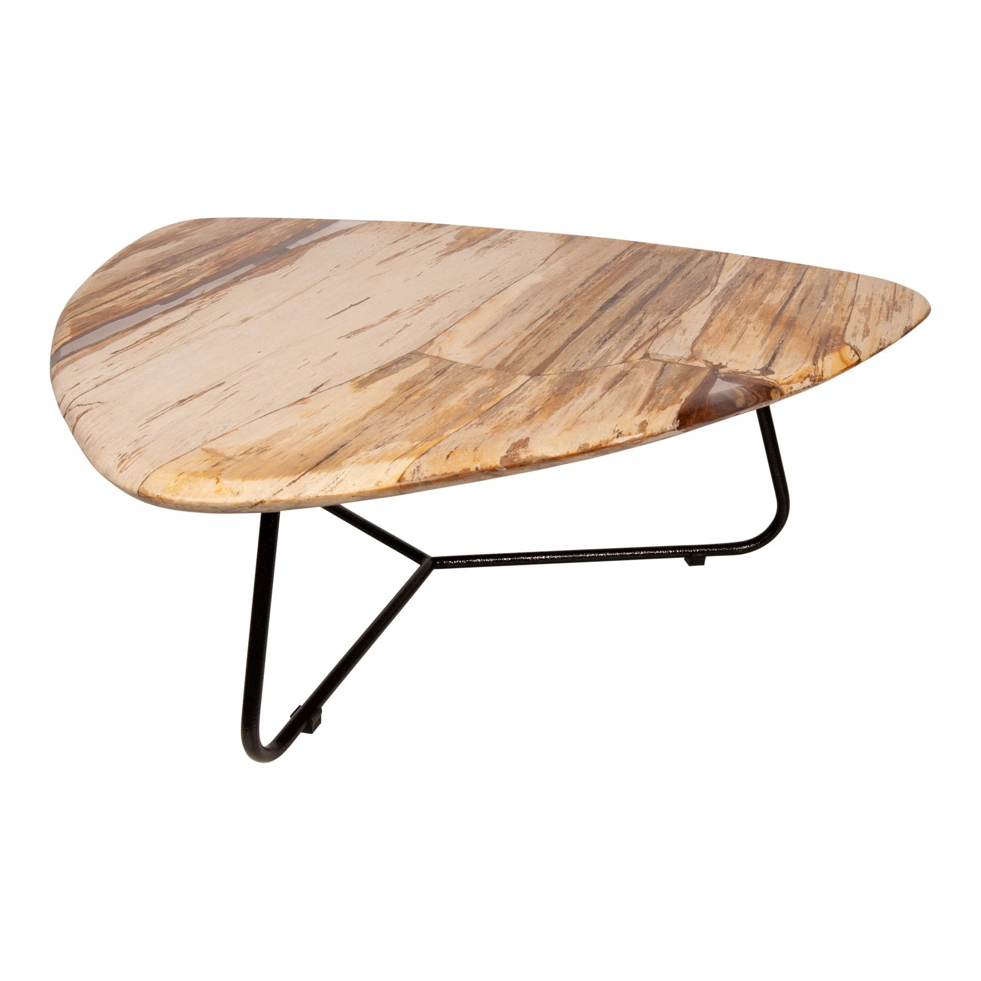 Deeba Salontafel Versteend Hout 95cm by PTMD