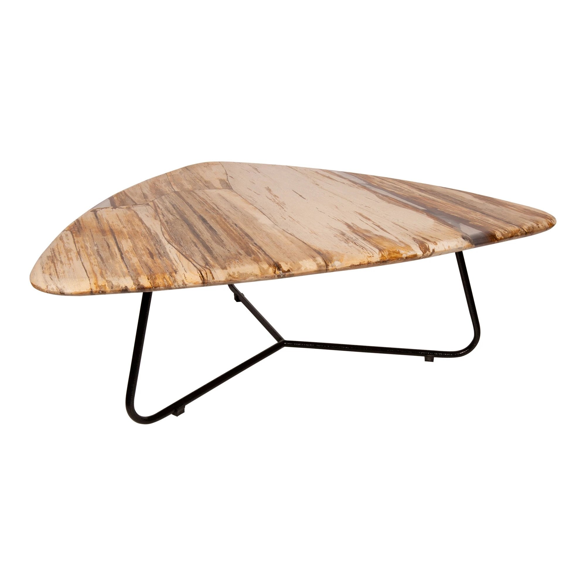 Deeba Salontafel Versteend Hout 95cm by PTMD