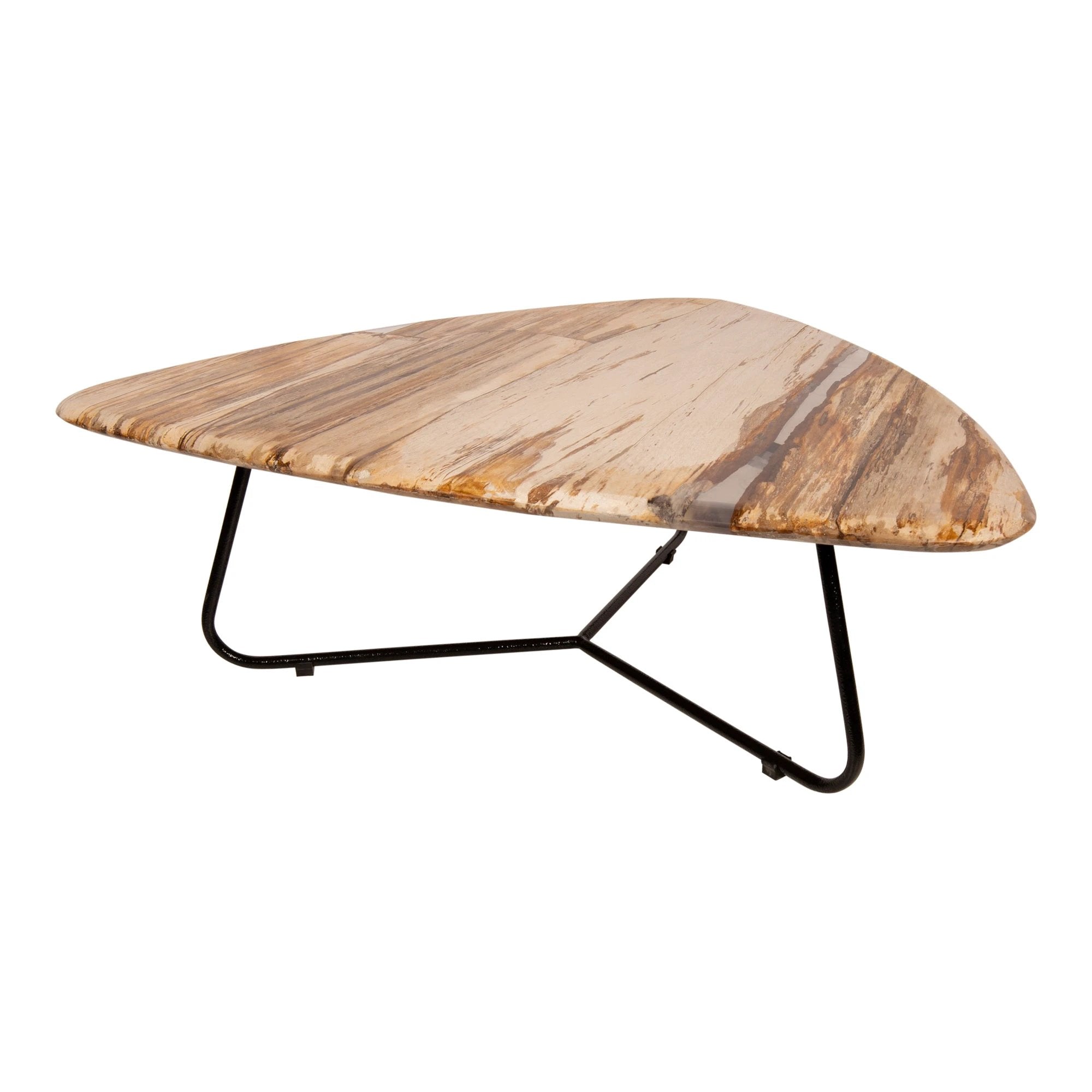 Deeba Salontafel Versteend Hout 95cm by PTMD