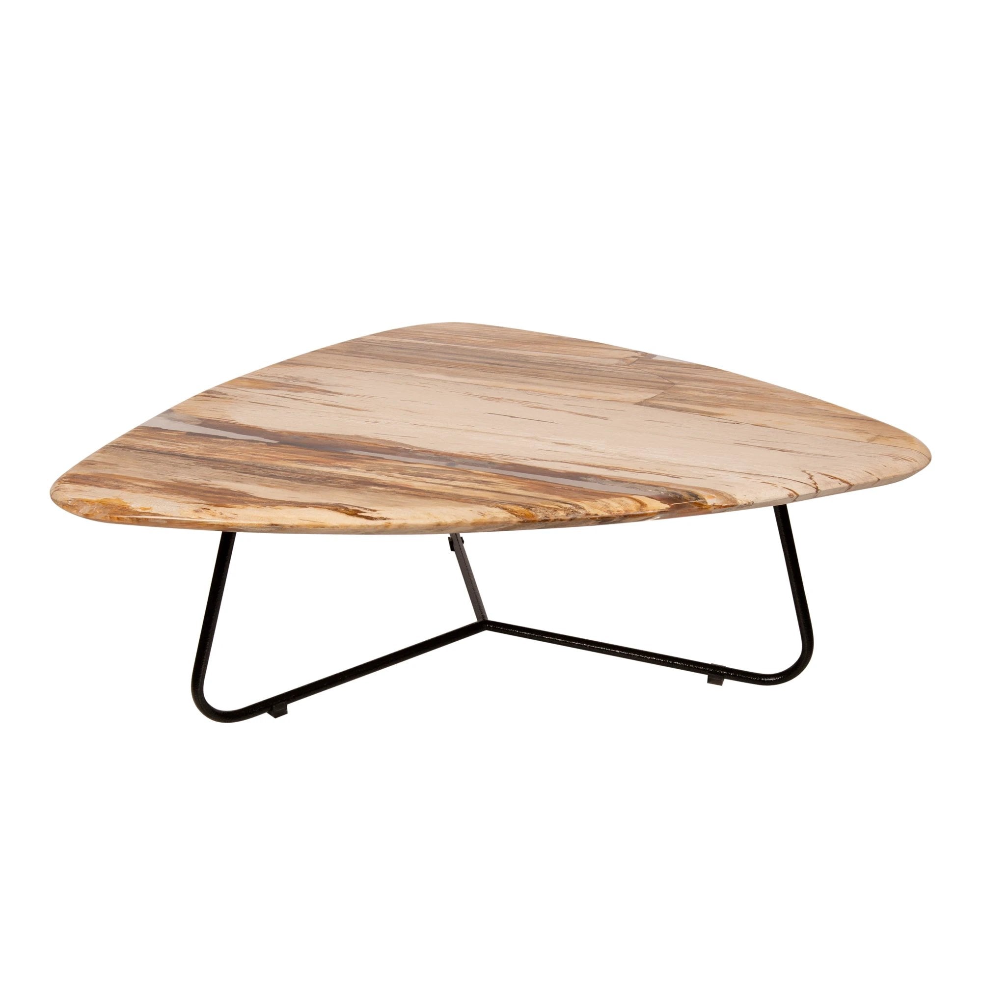 Deeba Salontafel Versteend Hout 95cm by PTMD