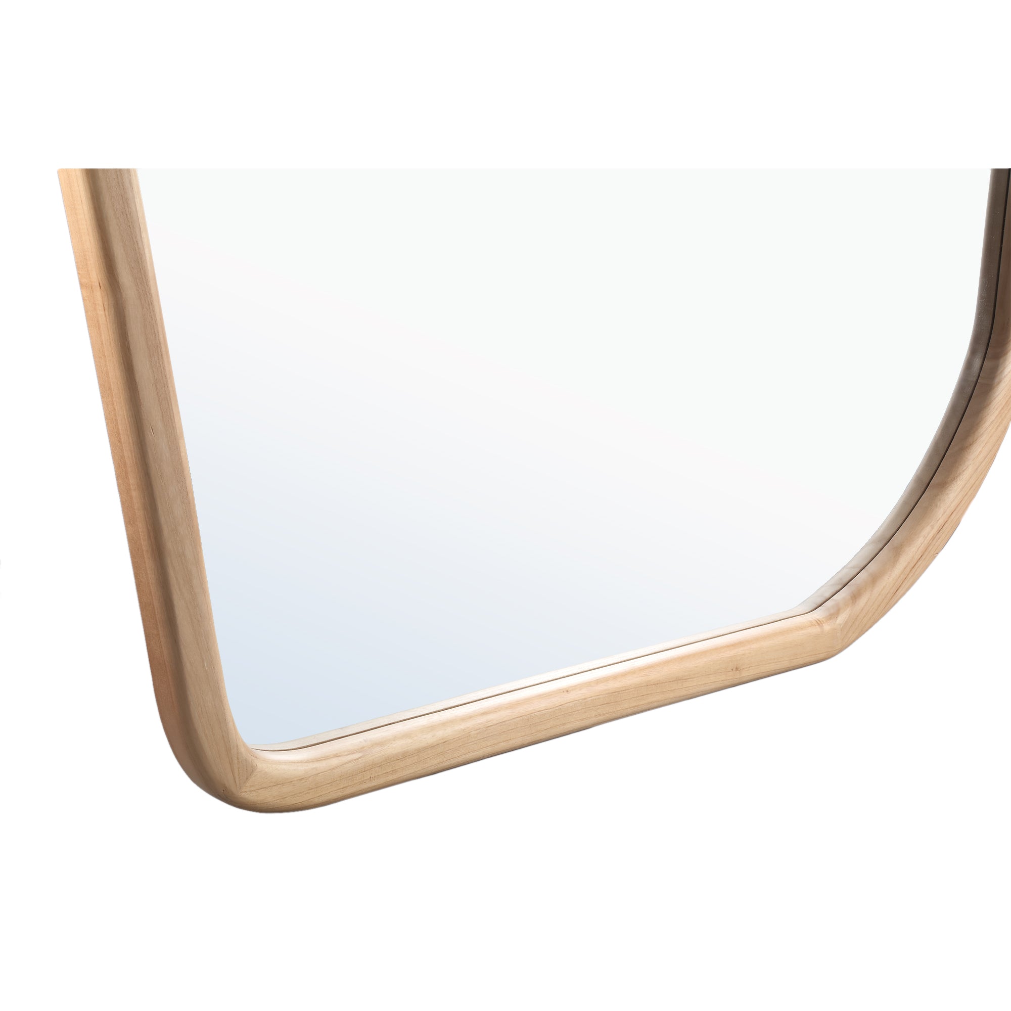 Denholm Natuurlijke Massief Houten Grote Organische Spiegel by PTMD